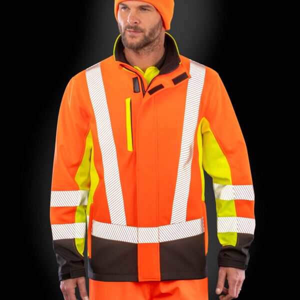 3-layer Printable 3-Tone Safety Softshell Thumbnail