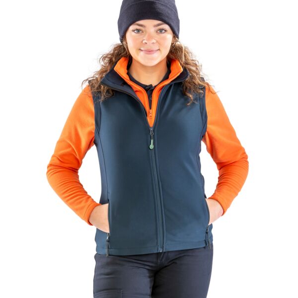Ladies' Printable Softshell Bodywarmer with Recycled Fleece Inner Thumbnail