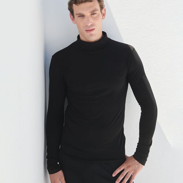 SF Clothing Feel Good Stretch Roll Neck Top Thumbnail