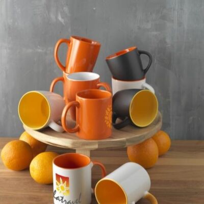 Promotional printed mugs and bottles