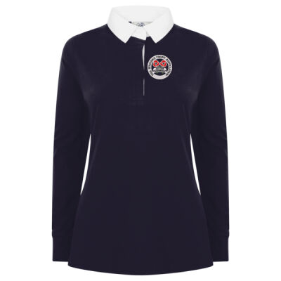 Ladies Rugby Shirt with Logo Thumbnail