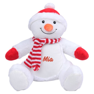Personalised Snowman Teddy