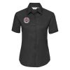 Russell Collection Ladies Short Sleeve Easy Care Oxford Shirt Thumbnail