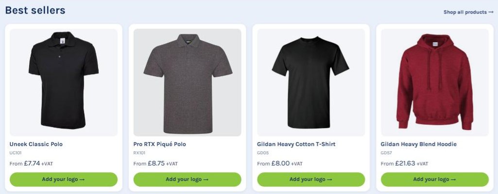 Best-selling branded workwear: polo shirts, t-shirts, hoodies, fleeces and hi-vis
